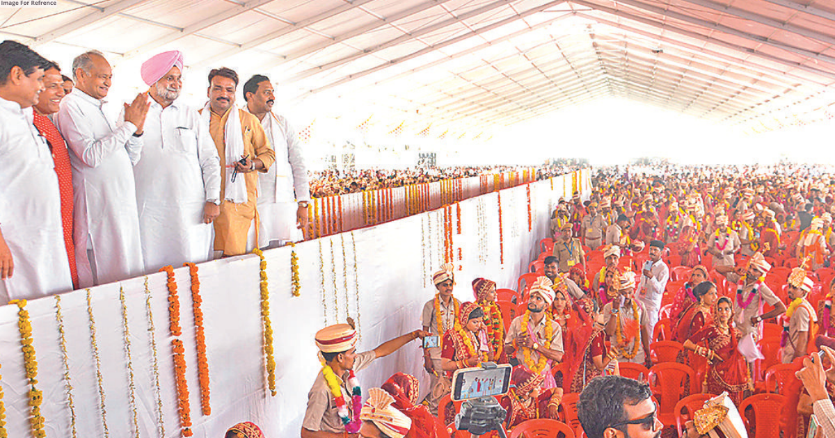 Free Mass marriage ceremonies exemplify humanity, says Gehlot